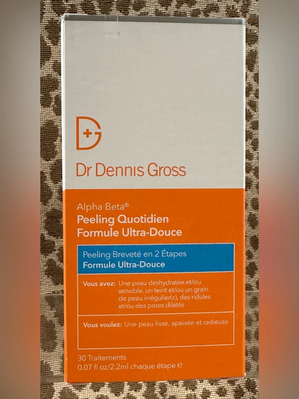 Dr. Dennis Gross Alpha Beta Ultra Gentle Daily Peel~30 Ct Facial Peel~$94